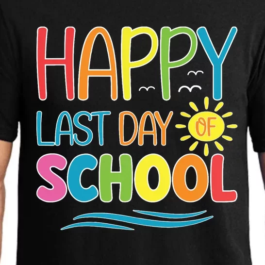 Happy Last Day Of School Teacher Student Graduation Summer Pajama Set