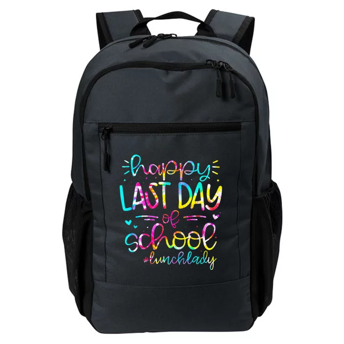 Happy Last Day Of School Lunch Lady Life Summer Funny Daily Commute Backpack