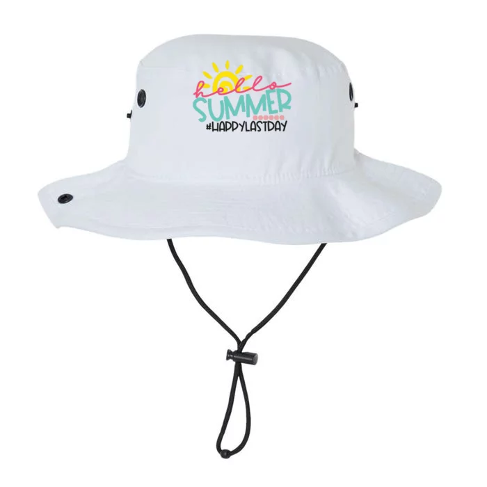 Happy Last Day Of School Teacher Student Hello Summer Legacy Cool Fit Booney Bucket Hat