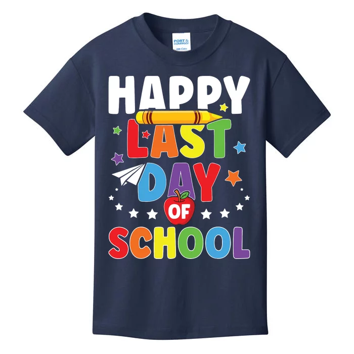 Happy Last Day Of School Graduation Teacher Students Kids T-Shirt