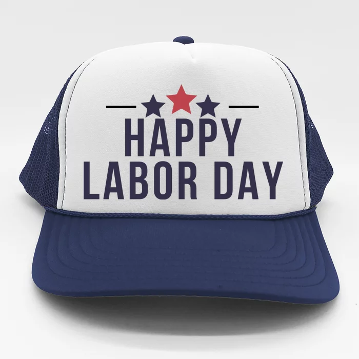 Happy Labor Day Trucker Hat