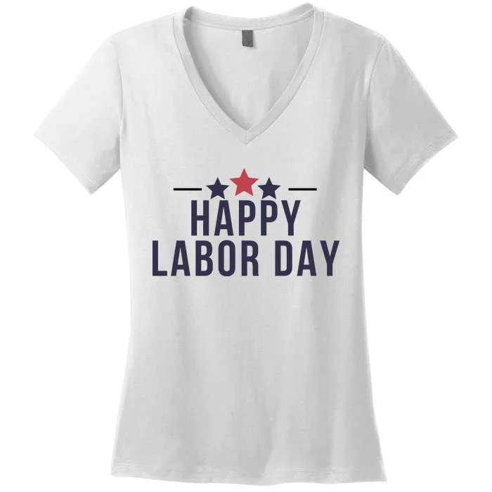 Happy Labor Day Women's V-Neck T-Shirt