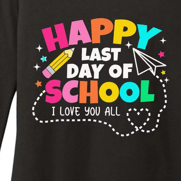 Happy Last Day Of School Field Day Graduation Teachers Womens CVC Long Sleeve Shirt