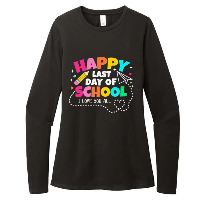 Happy Last Day Of School Field Day Graduation Teachers Womens CVC Long Sleeve Shirt