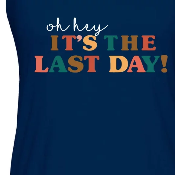 Happy Last Day Of School Tee For Teachers Student Ladies Essential Flowy Tank