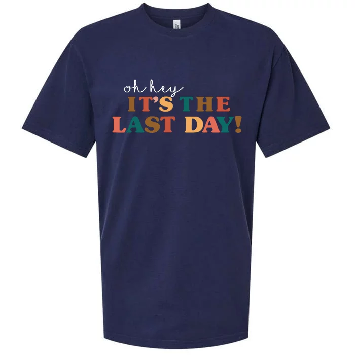 Happy Last Day Of School Tee For Teachers Student Sueded Cloud Jersey T-Shirt