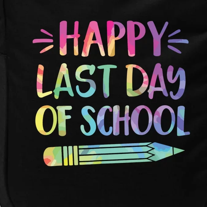 Happy Last Day Of School Tie Dye Cool Teacher Hello Summer Impact Tech Backpack