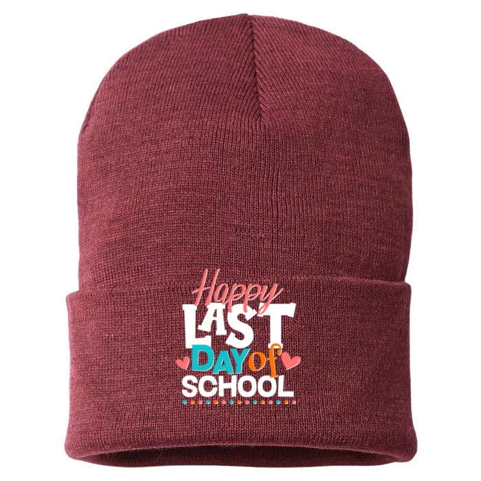 Happy Last Day Of School Sustainable Knit Beanie