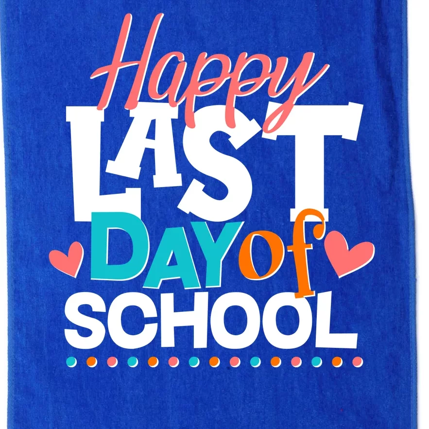 Happy Last Day Of School Platinum Collection Golf Towel