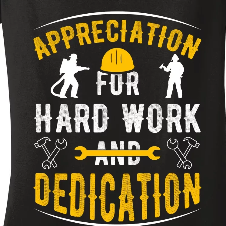 Happy Labour Day 2024 Appreciation For Hard Work And Dedication Women's V-Neck T-Shirt