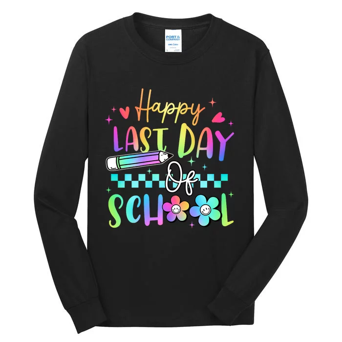 Happy Last Day Of School Teacher Tall Long Sleeve T-Shirt