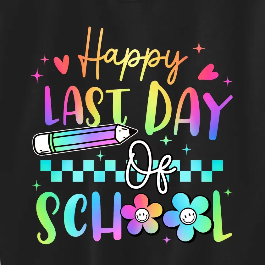 Happy Last Day Of School Teacher Kids Sweatshirt