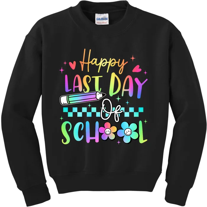 Happy Last Day Of School Teacher Kids Sweatshirt