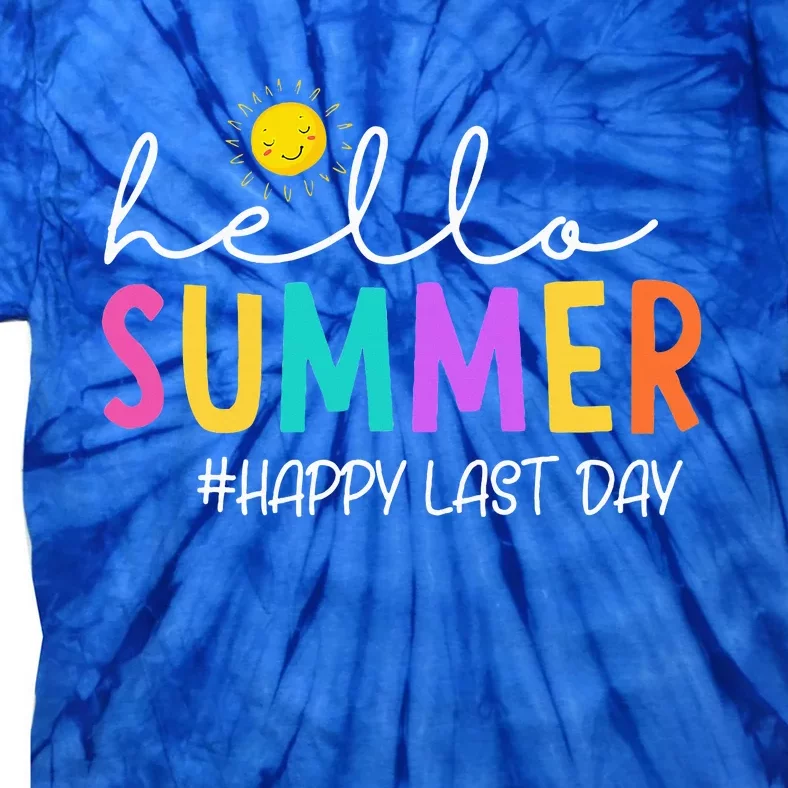 Happy Last Day Of School Teacher Student Tie-Dye T-Shirt