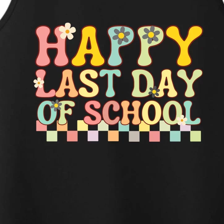 Happy Last Day Of School Teacher Grad Hello Summer Gift Performance Tank