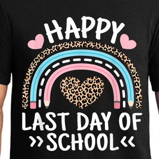 Happy Last Day Of School Teacher Student Women Girl Pajama Set