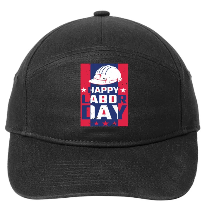 Happy Labor Day Labor Party 7-Panel Snapback Hat