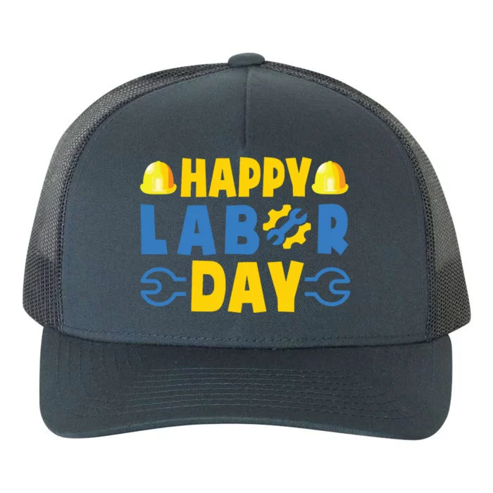 Happy Labor Day Shirts American US Happy Labor Day Yupoong Adult 5-Panel Trucker Hat