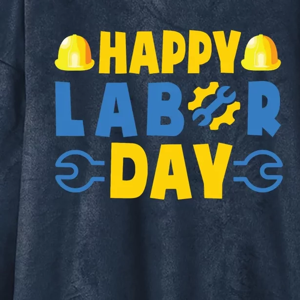 Happy Labor Day Shirts American US Happy Labor Day Hooded Wearable Blanket