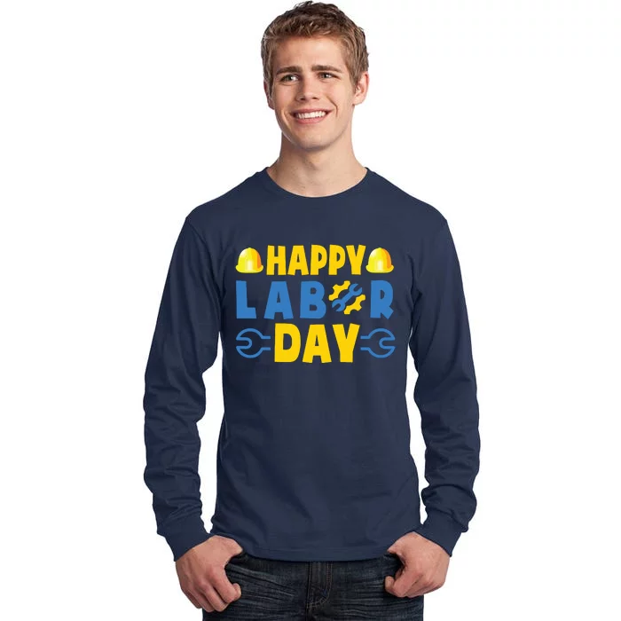 Happy Labor Day Shirts American US Happy Labor Day Tall Long Sleeve T-Shirt