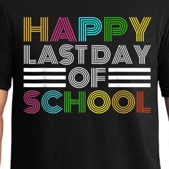 Happy Last Day Of School Teacher Student GraduationSchool Pajama Set