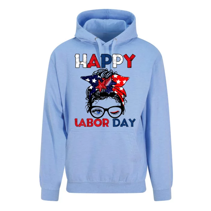 Happy Labor Day American Workers Unisex Surf Hoodie