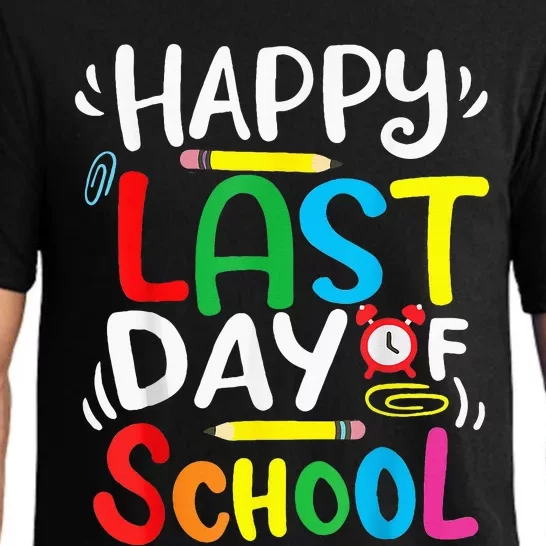 Happy Last Day Of School Last Day Of School Teacher Student Pajama Set