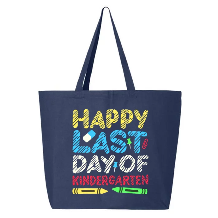 Happy Last Day Of Kindergarten Graduation 2024 Student 25L Jumbo Tote