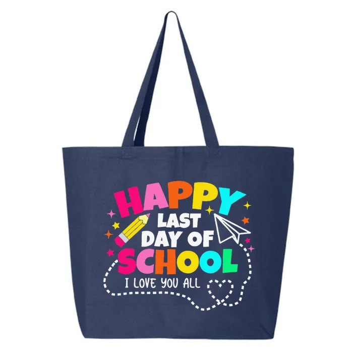 Happy Last Day Of School Teacher Graduation 25L Jumbo Tote