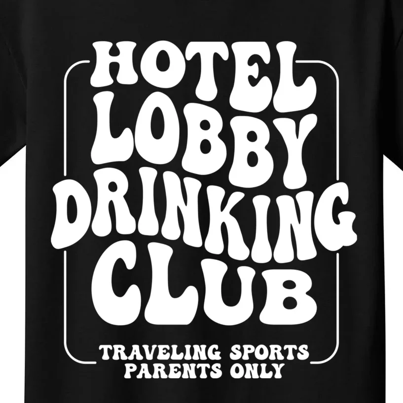 Hotel Lobby Drinking Club Traveling Tournament Kids T-Shirt