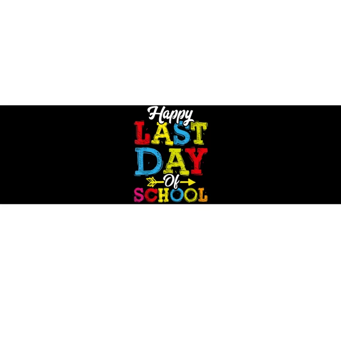 Happy Last Day Of School Graduation Teacher Students Bumper Sticker