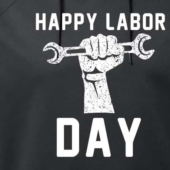 HAPPY LABOR DAY Performance Fleece Hoodie