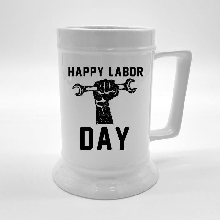 HAPPY LABOR DAY Front & Back Beer Stein