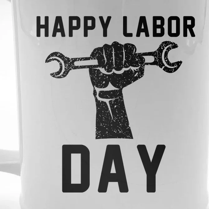 HAPPY LABOR DAY Front & Back Beer Stein