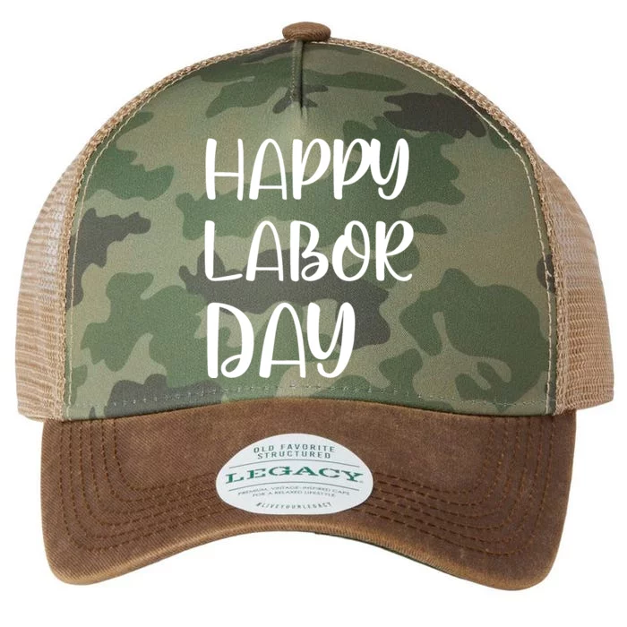 HAPPY LABOR DAY Legacy Tie Dye Trucker Hat