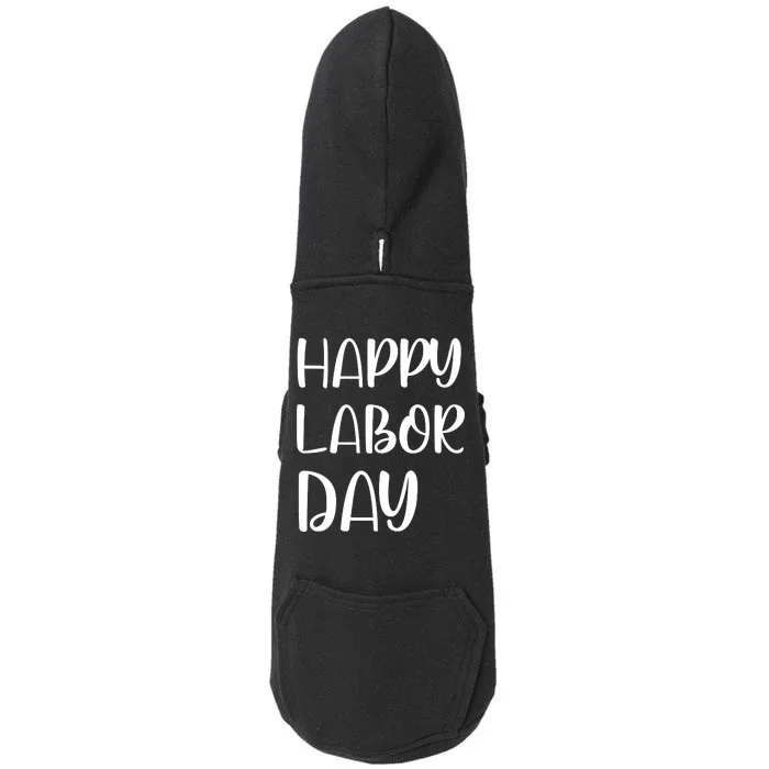 HAPPY LABOR DAY Doggie 3-End Fleece Hoodie