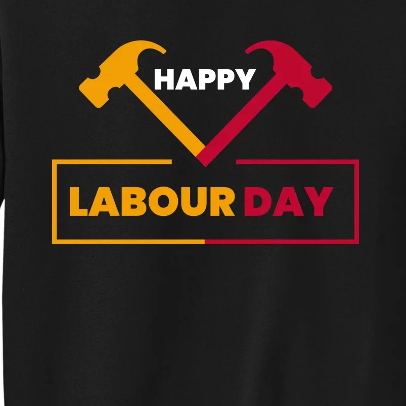 Happy Labor Day Celebration Graphic Sweatshirt