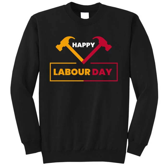 Happy Labor Day Celebration Graphic Sweatshirt