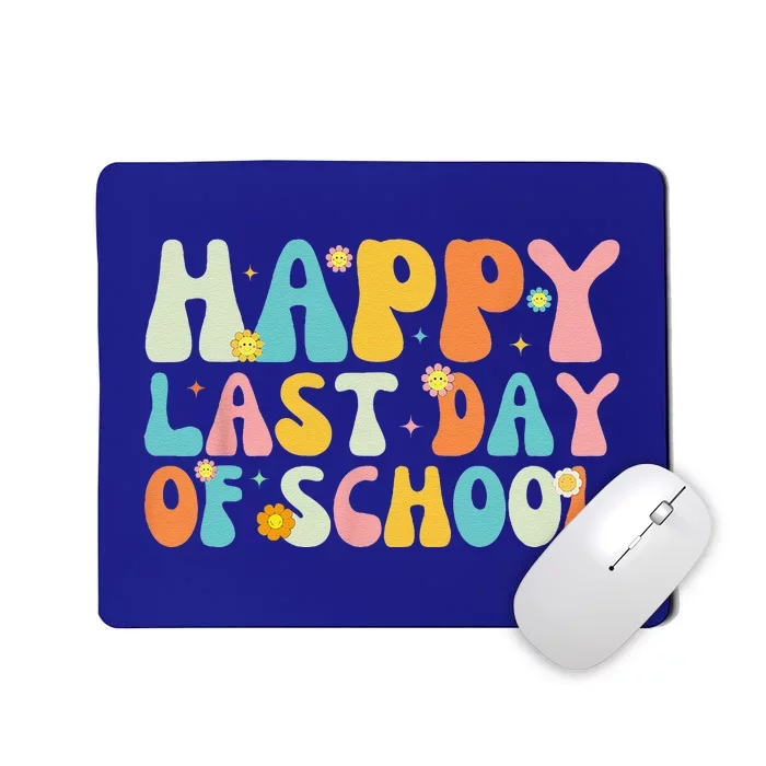 Happy Last Day Of School Teacher Student Graduation Mousepad