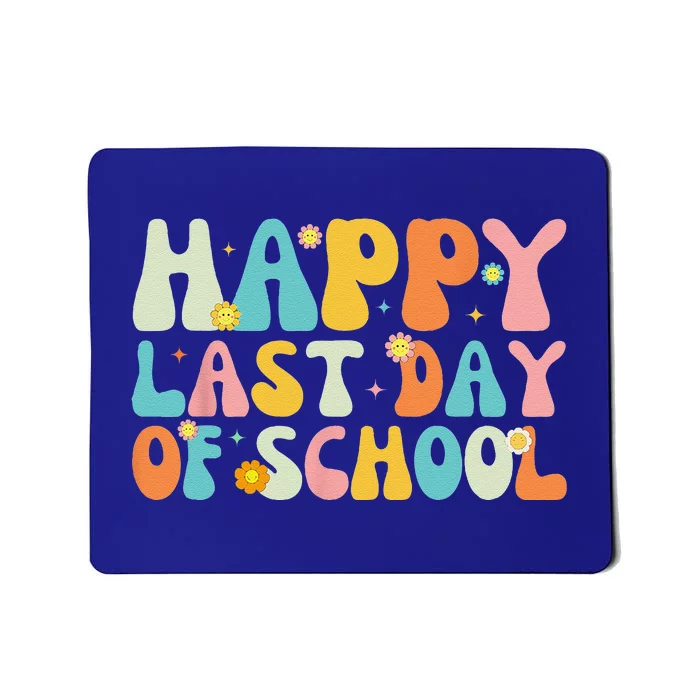 Happy Last Day Of School Teacher Student Graduation Mousepad