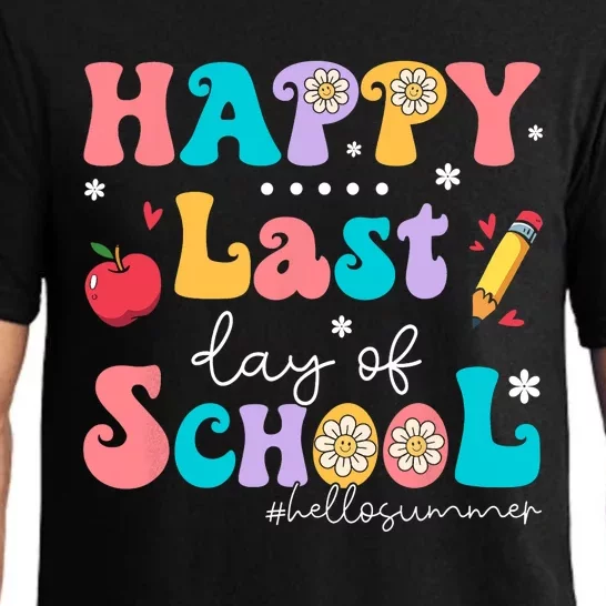 Happy Last Day Of School Hello Summer Students And Teachers Pajama Set