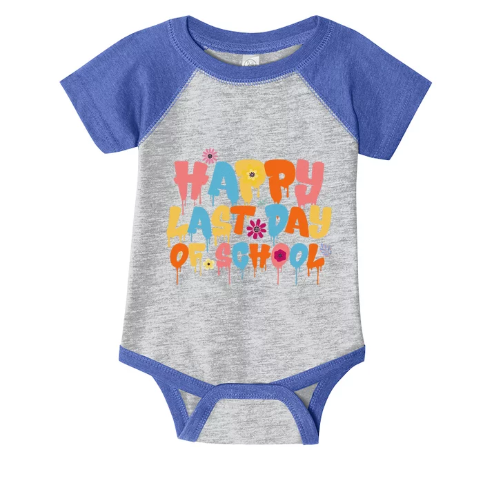 Happy Last Day Of School Teacher Student Graduation Infant Baby Jersey Bodysuit