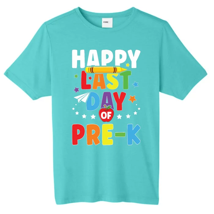 Happy Last Day Of PreK Graduation Teacher Students ChromaSoft Performance T-Shirt