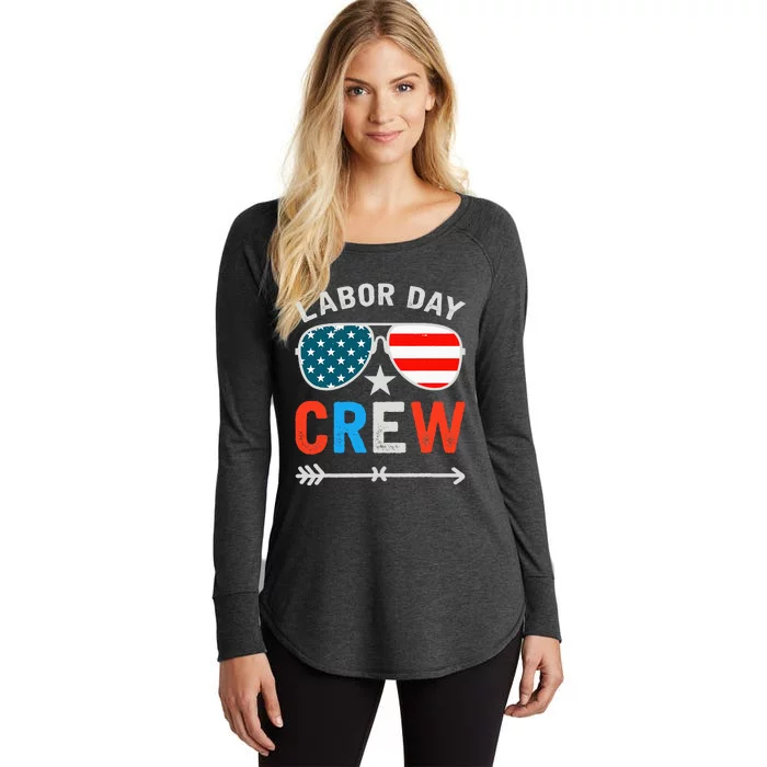 Happy Labor Day Crew Patriot Happy Labor Day Women's Perfect Tri Tunic Long Sleeve Shirt