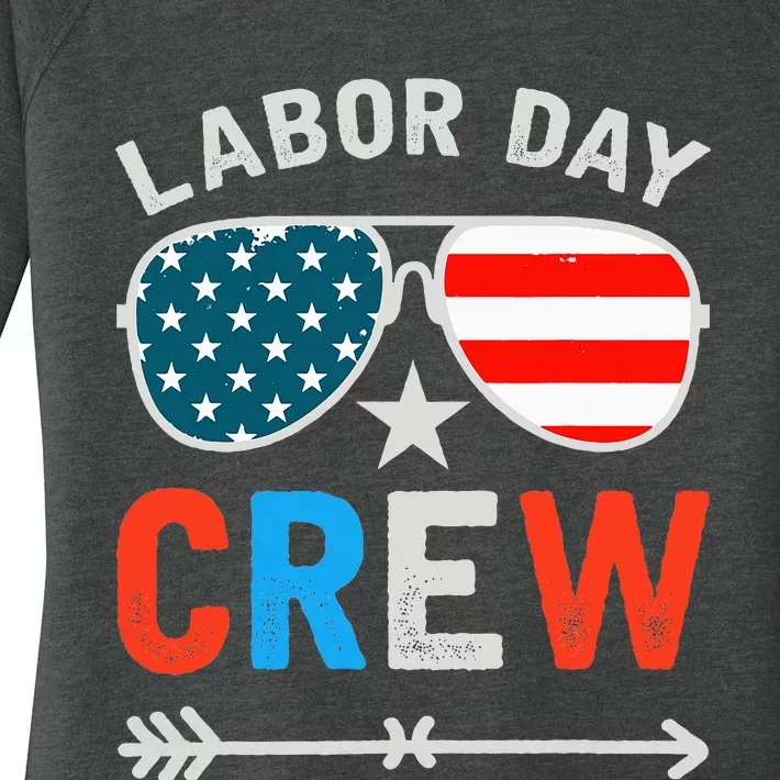 Happy Labor Day Crew Patriot Happy Labor Day Women's Perfect Tri Tunic Long Sleeve Shirt