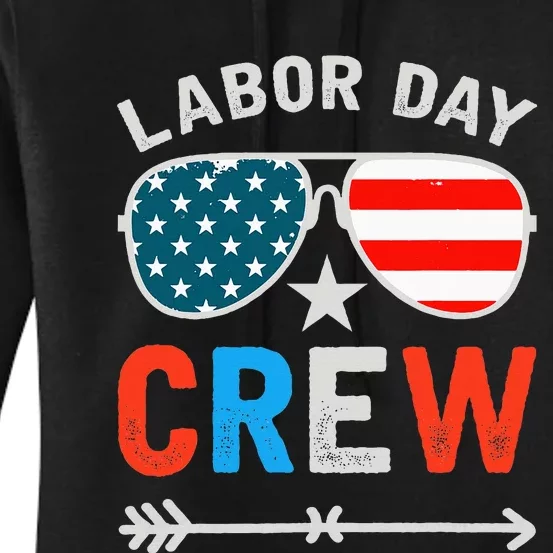 Happy Labor Day Crew Patriot Happy Labor Day Women's Pullover Hoodie