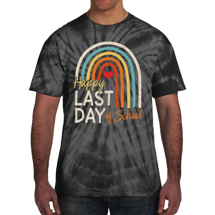 Happy Last Day Of School Teacher Student Graduation Tie-Dye T-Shirt