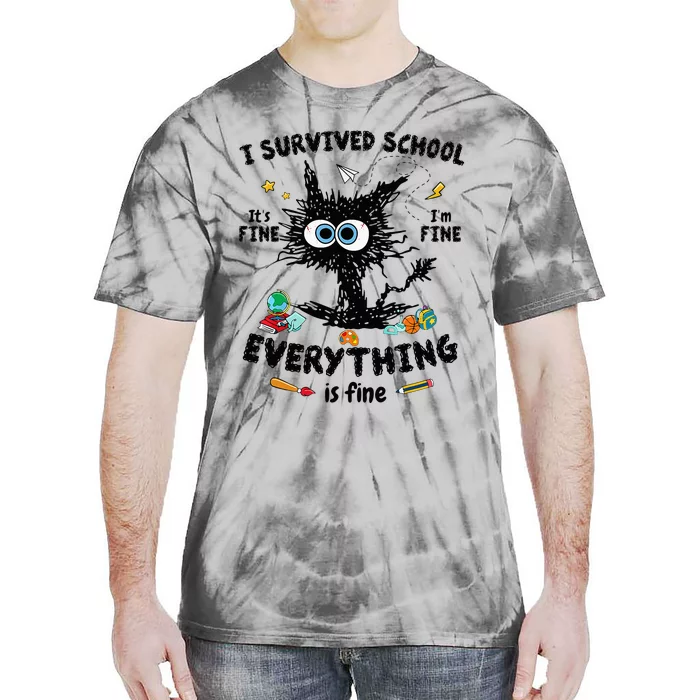 Happy Last Day Of School Teacher Student Graduation Tie-Dye T-Shirt