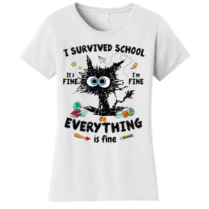 Happy Last Day Of School Teacher Student Graduation Women's T-Shirt