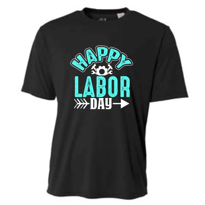 Happy Labor Day Gift Cooling Performance Crew T-Shirt